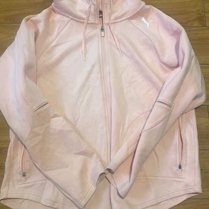 Womens peach puma sweater